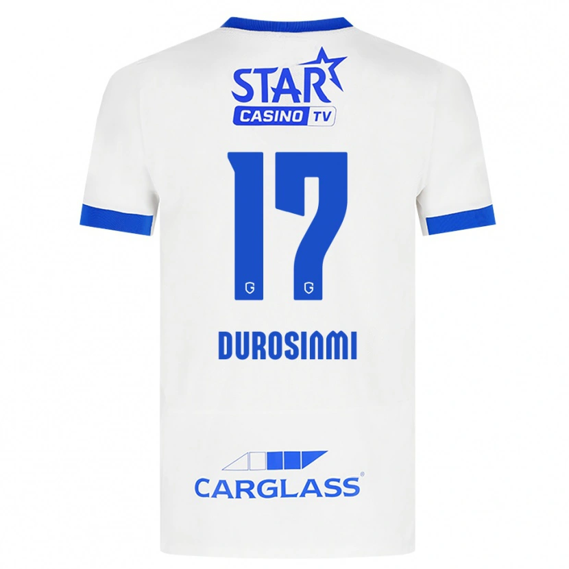 Danxen Herren Rafiu Durosinmi #17 Weiß Blau Auswärtstrikot Trikot 2026/27 T-Shirt Schweiz