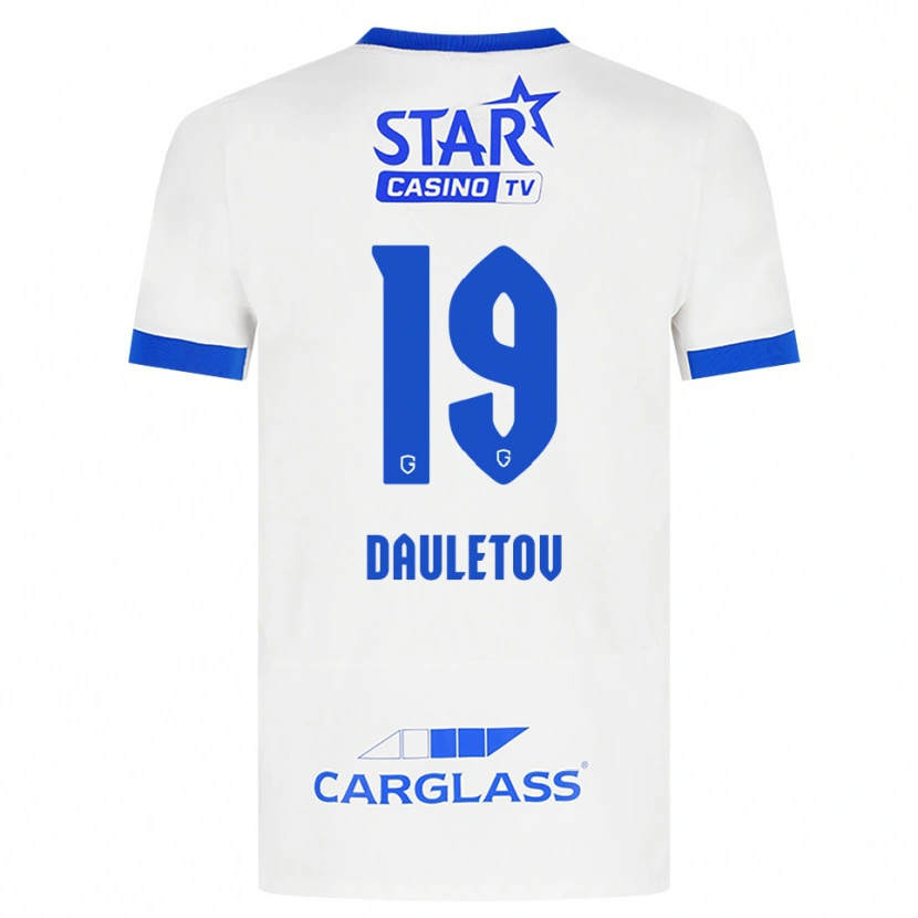 Danxen Herren Shakhmurat Dauletov #19 Weiß Blau Auswärtstrikot Trikot 2026/27 T-Shirt Schweiz