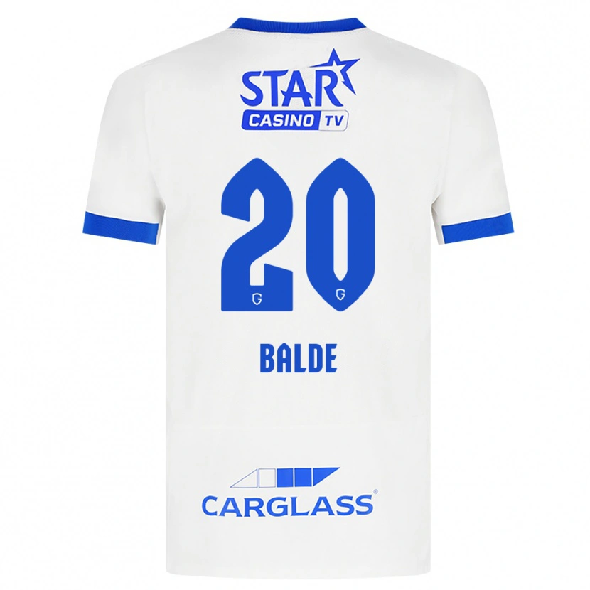 Danxen Herren Thierno Balde #20 Weiß Blau Auswärtstrikot Trikot 2026/27 T-Shirt Schweiz