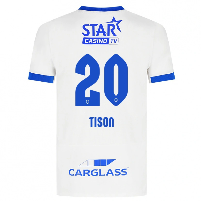 Danxen Herren Charlotte Tison #20 Weiß Blau Auswärtstrikot Trikot 2026/27 T-Shirt Schweiz