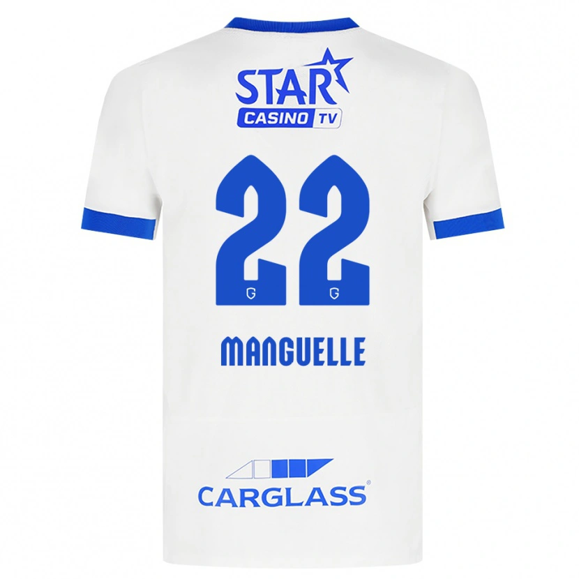Danxen Herren Brad Manguelle #22 Weiß Blau Auswärtstrikot Trikot 2026/27 T-Shirt Schweiz