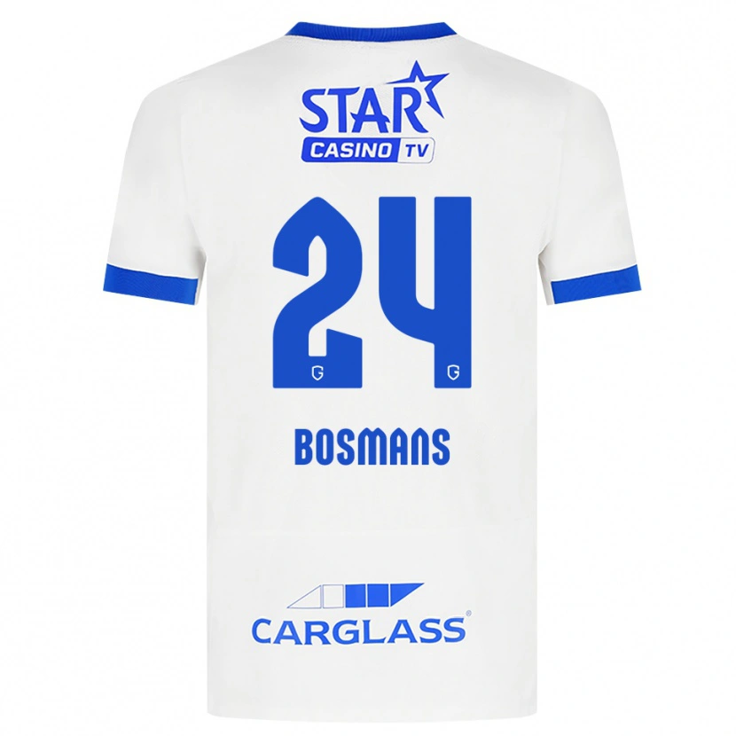 Danxen Herren Pia Bosmans #24 Weiß Blau Auswärtstrikot Trikot 2026/27 T-Shirt Schweiz