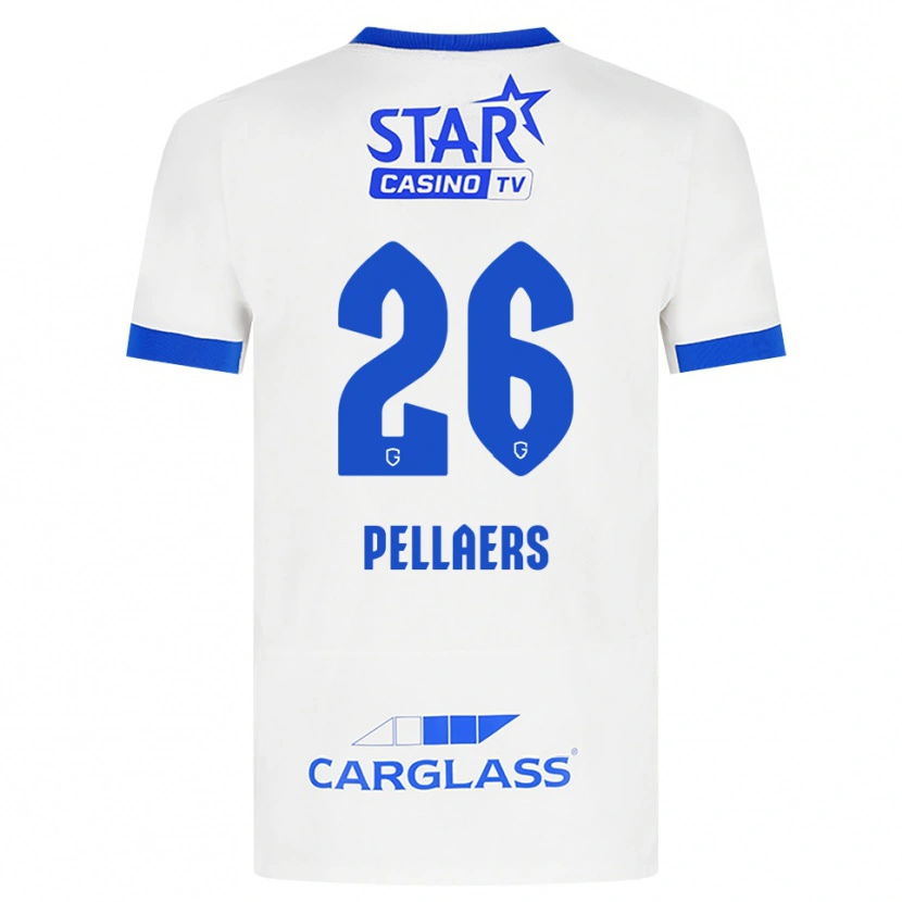 Danxen Herren Amanuel Pellaers #26 Weiß Blau Auswärtstrikot Trikot 2026/27 T-Shirt Schweiz