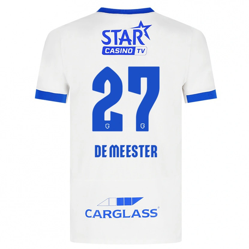 Danxen Herren Joyce De Meester #27 Weiß Blau Auswärtstrikot Trikot 2026/27 T-Shirt Schweiz