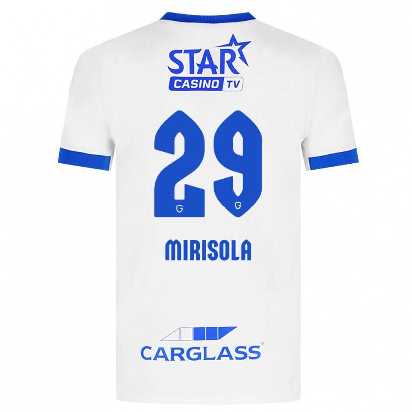 Danxen Herren Robin Mirisola #29 Weiß Blau Auswärtstrikot Trikot 2026/27 T-Shirt Schweiz