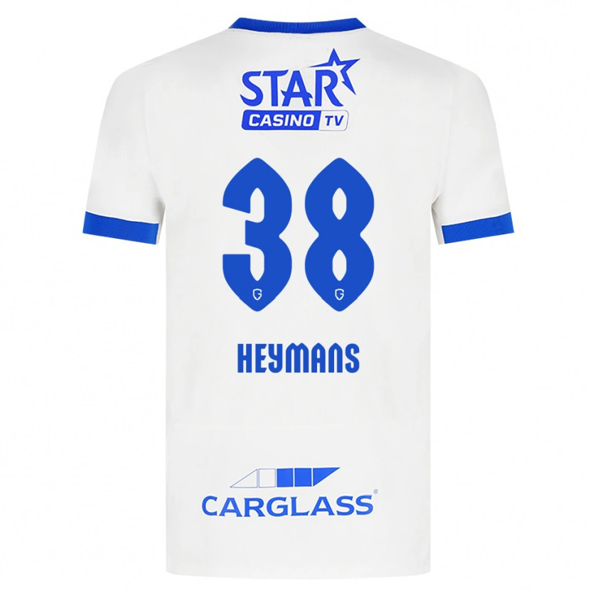 Danxen Herren Daan Heymans #38 Weiß Blau Auswärtstrikot Trikot 2026/27 T-Shirt Schweiz