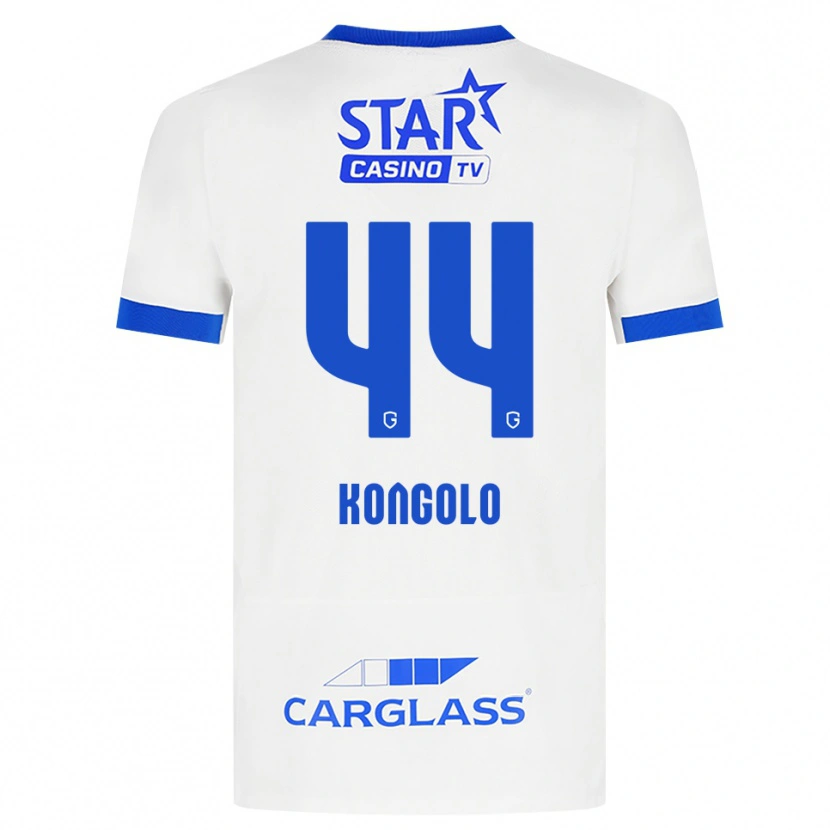 Danxen Herren Josué Kongolo #44 Weiß Blau Auswärtstrikot Trikot 2026/27 T-Shirt Schweiz