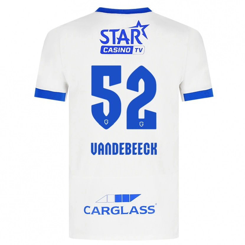 Danxen Herren Emmely Vandebeeck #52 Weiß Blau Auswärtstrikot Trikot 2026/27 T-Shirt Schweiz