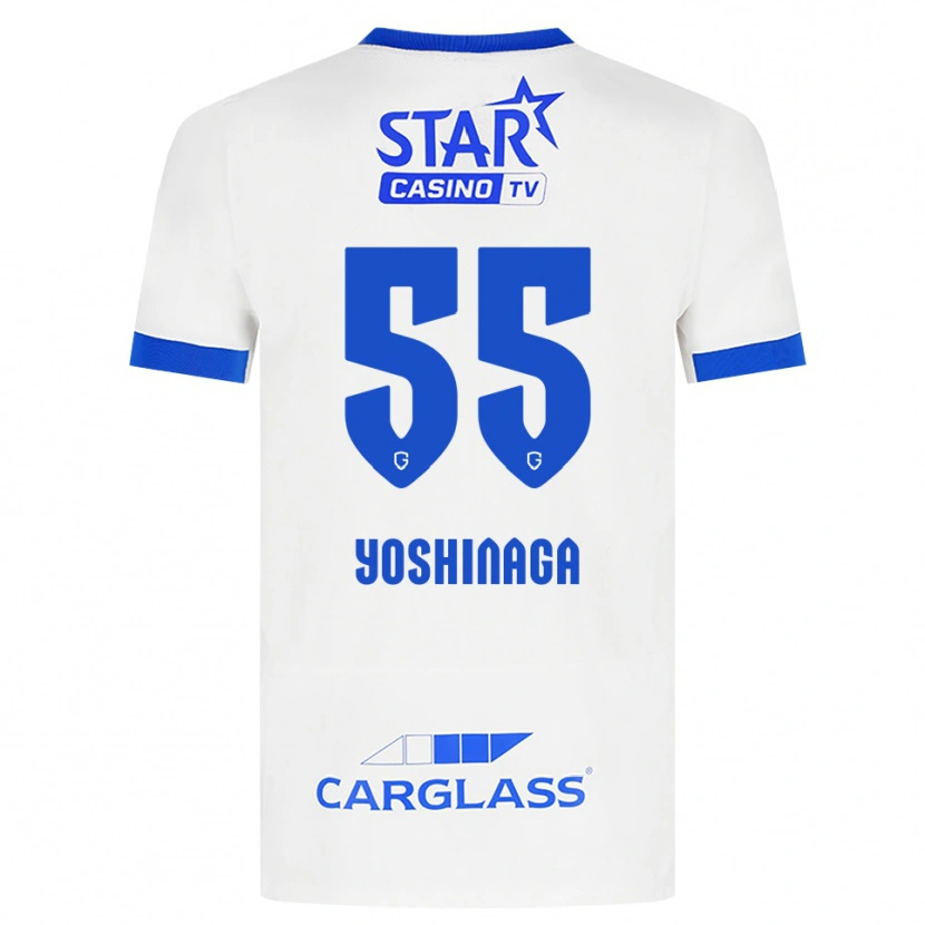 Danxen Herren Yumeki Yoshinaga #55 Weiß Blau Auswärtstrikot Trikot 2026/27 T-Shirt Schweiz