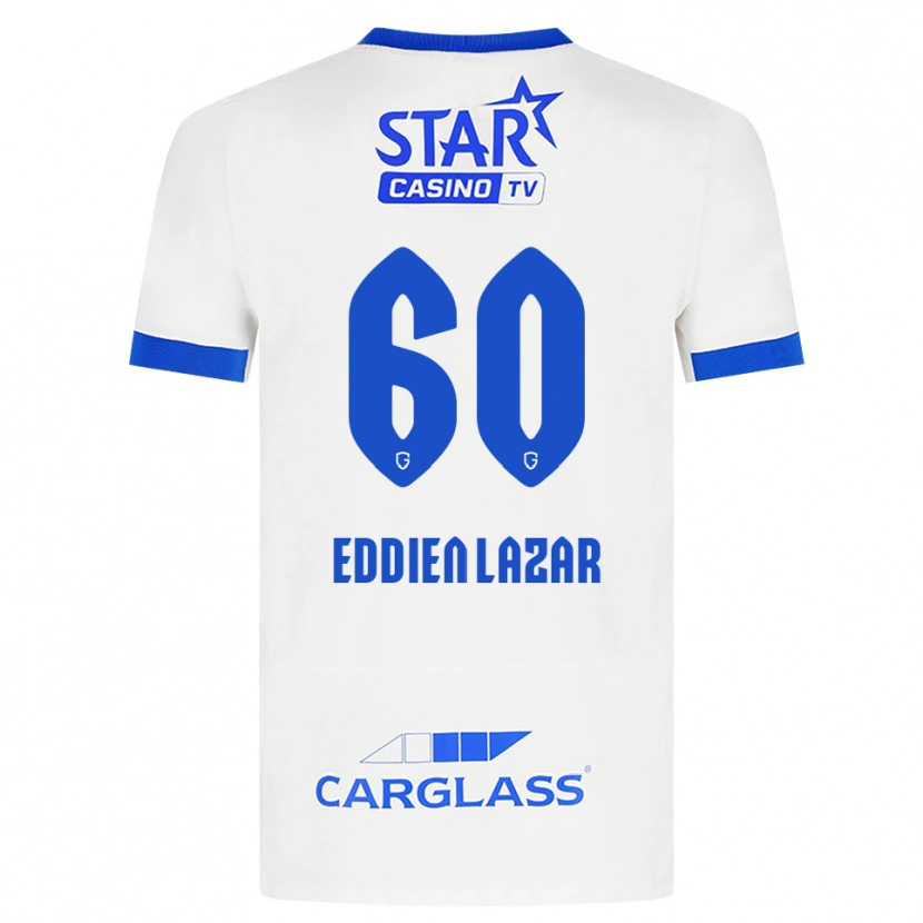 Danxen Herren Saif Eddien Lazar #60 Weiß Blau Auswärtstrikot Trikot 2026/27 T-Shirt Schweiz