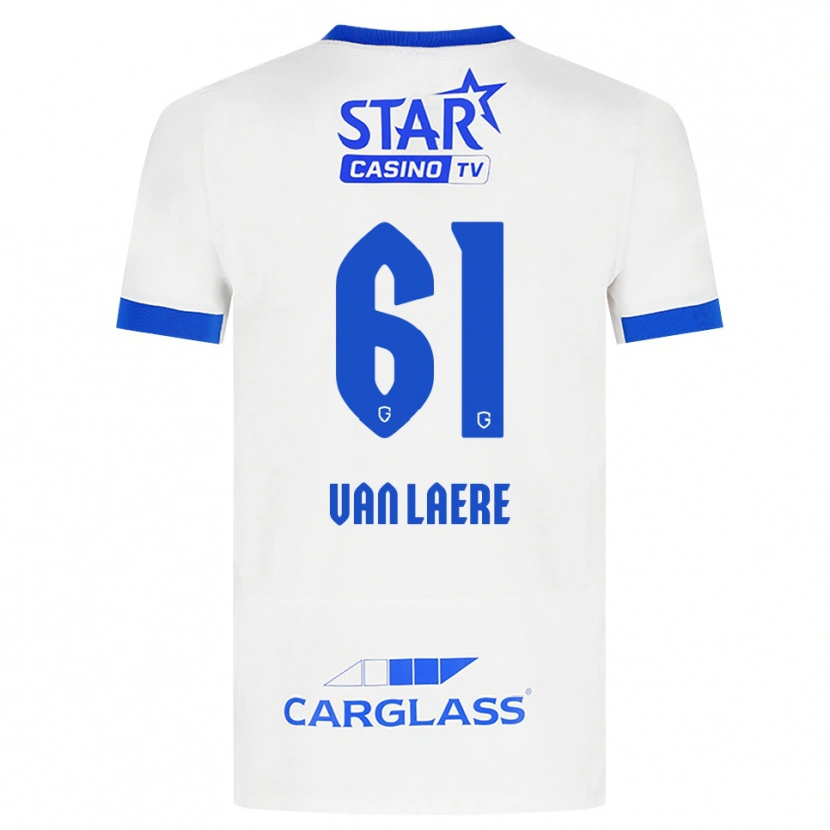 Danxen Herren Daan Van Laere #61 Weiß Blau Auswärtstrikot Trikot 2026/27 T-Shirt Schweiz