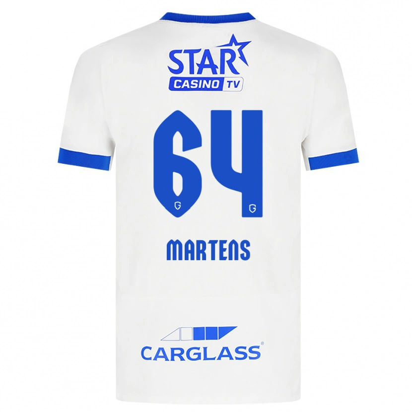 Danxen Herren Nolan Martens #64 Weiß Blau Auswärtstrikot Trikot 2026/27 T-Shirt Schweiz