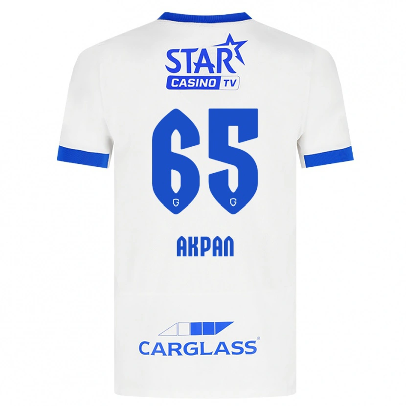 Danxen Herren Christian Akpan #65 Weiß Blau Auswärtstrikot Trikot 2026/27 T-Shirt Schweiz
