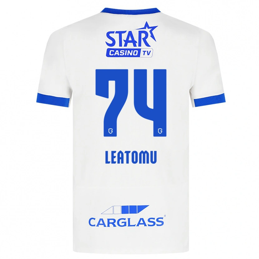 Danxen Herren Noa Leatomu #74 Weiß Blau Auswärtstrikot Trikot 2026/27 T-Shirt Schweiz