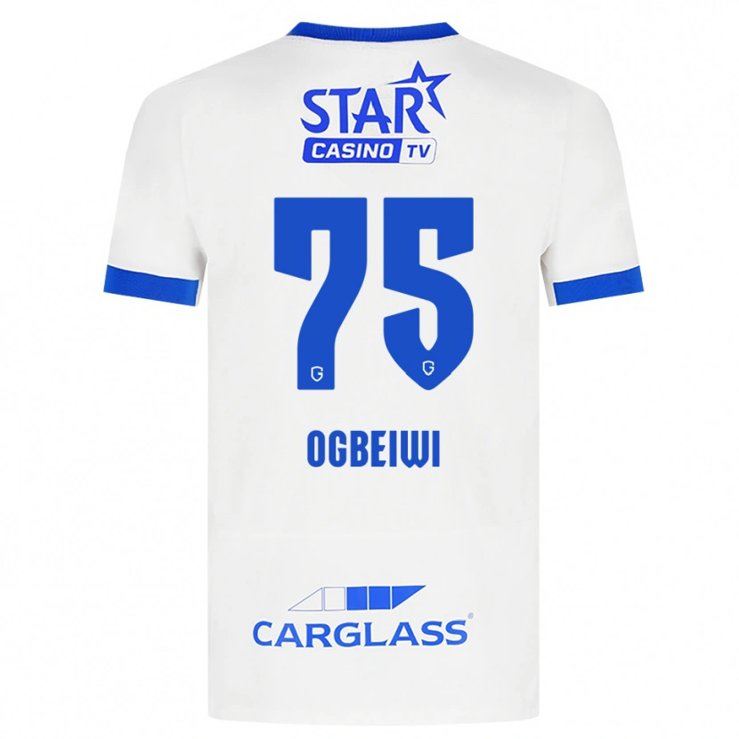 Danxen Herren Precious Ogbeiwi #75 Weiß Blau Auswärtstrikot Trikot 2026/27 T-Shirt Schweiz
