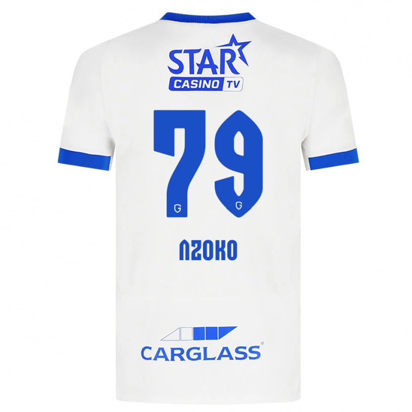 Danxen Herren Djoully Nzoko #79 Weiß Blau Auswärtstrikot Trikot 2026/27 T-Shirt Schweiz