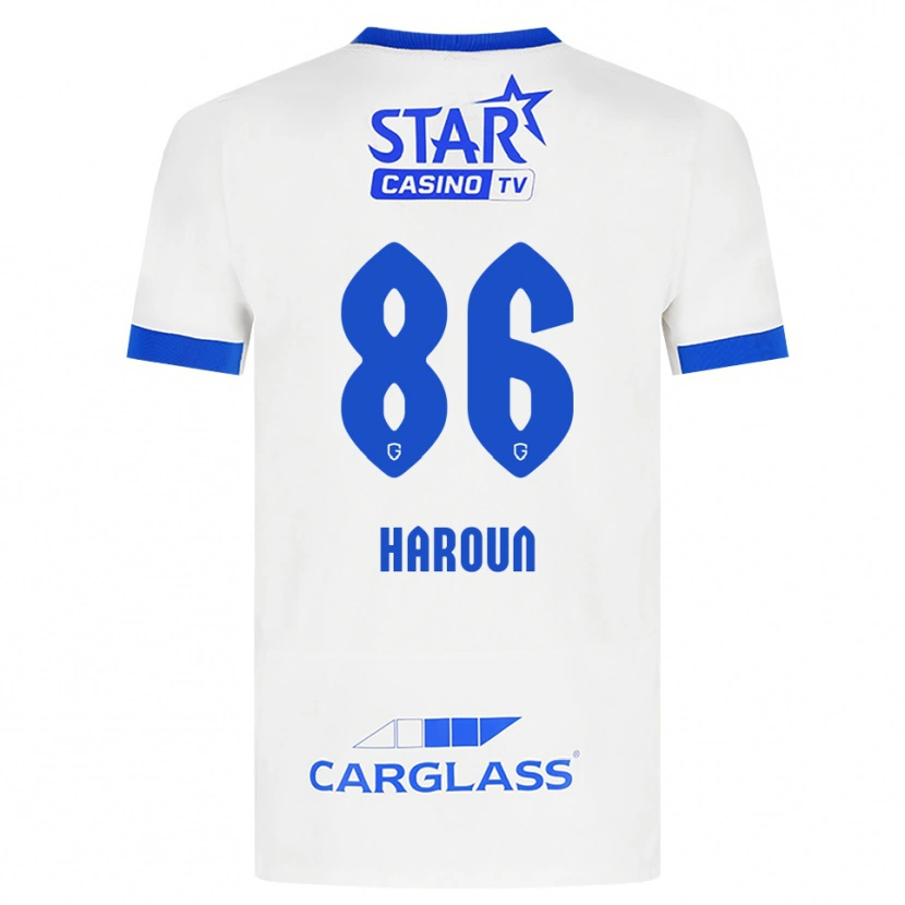 Danxen Herren Kenan Haroun #86 Weiß Blau Auswärtstrikot Trikot 2026/27 T-Shirt Schweiz