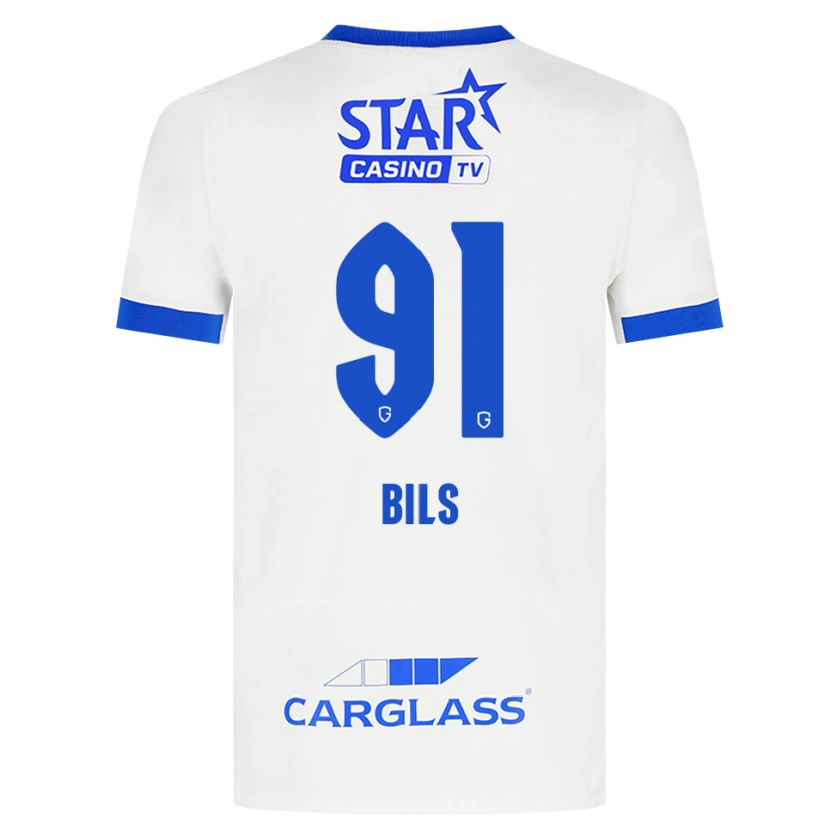 Danxen Herren Elise Bils #91 Weiß Blau Auswärtstrikot Trikot 2026/27 T-Shirt Schweiz