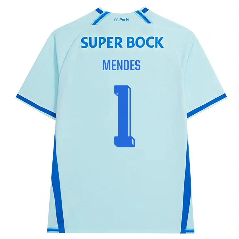 Danxen Herren Francisco Mendes #1 Hellcyan Blau Ausweichtrikot Trikot 2026/27 T-Shirt Schweiz