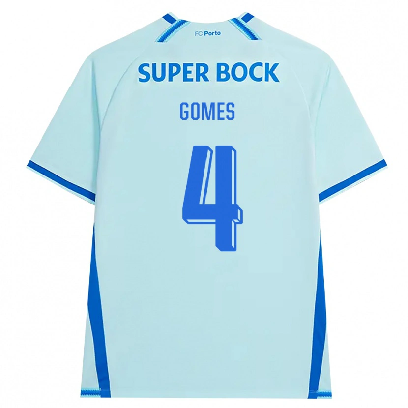 Danxen Herren Salvador Gomes #4 Hellcyan Blau Ausweichtrikot Trikot 2026/27 T-Shirt Schweiz