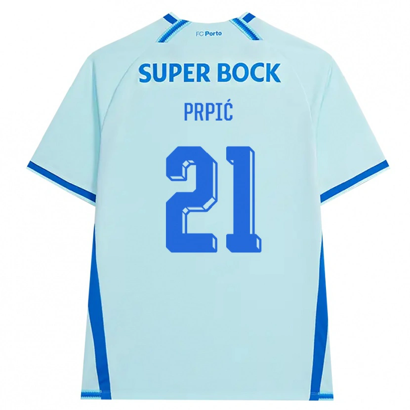 Danxen Herren Dominik Prpić #21 Hellcyan Blau Ausweichtrikot Trikot 2026/27 T-Shirt Schweiz