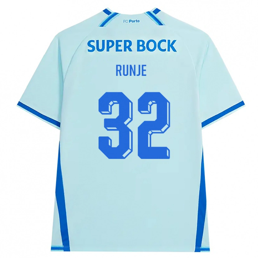 Danxen Herren Roko Runje #32 Hellcyan Blau Ausweichtrikot Trikot 2026/27 T-Shirt Schweiz