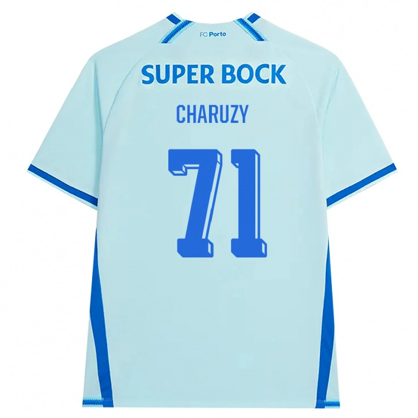 Danxen Herren Hubert Charuży #71 Hellcyan Blau Ausweichtrikot Trikot 2026/27 T-Shirt Schweiz