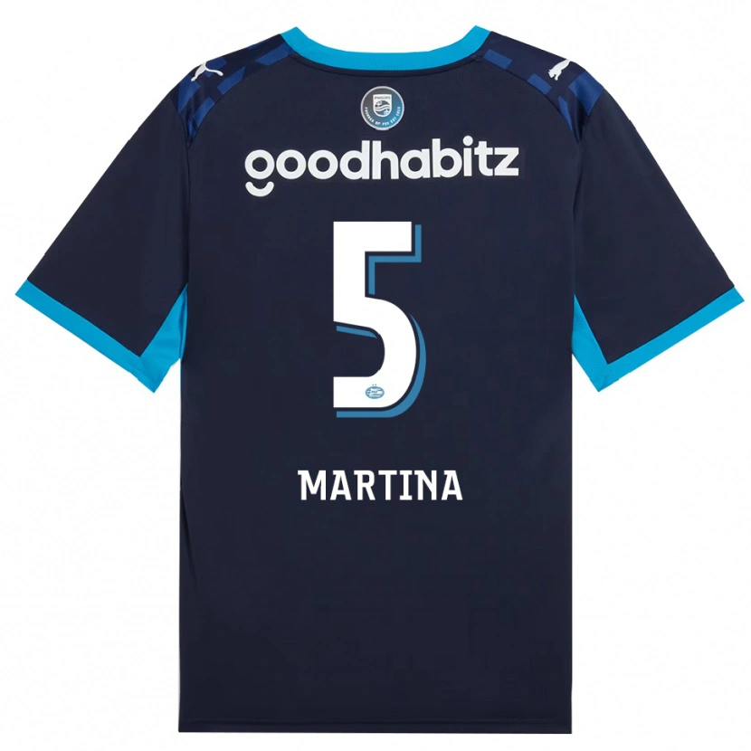 Danxen Herren Jorvimar Martina #5 Himmelblau Königlichblau Ausweichtrikot Trikot 2026/27 T-Shirt Schweiz