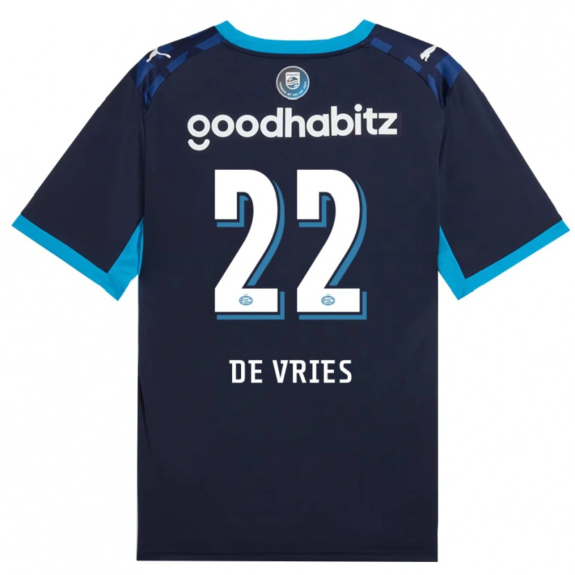 Danxen Herren Lyam De Vries #22 Himmelblau Königlichblau Ausweichtrikot Trikot 2026/27 T-Shirt Schweiz