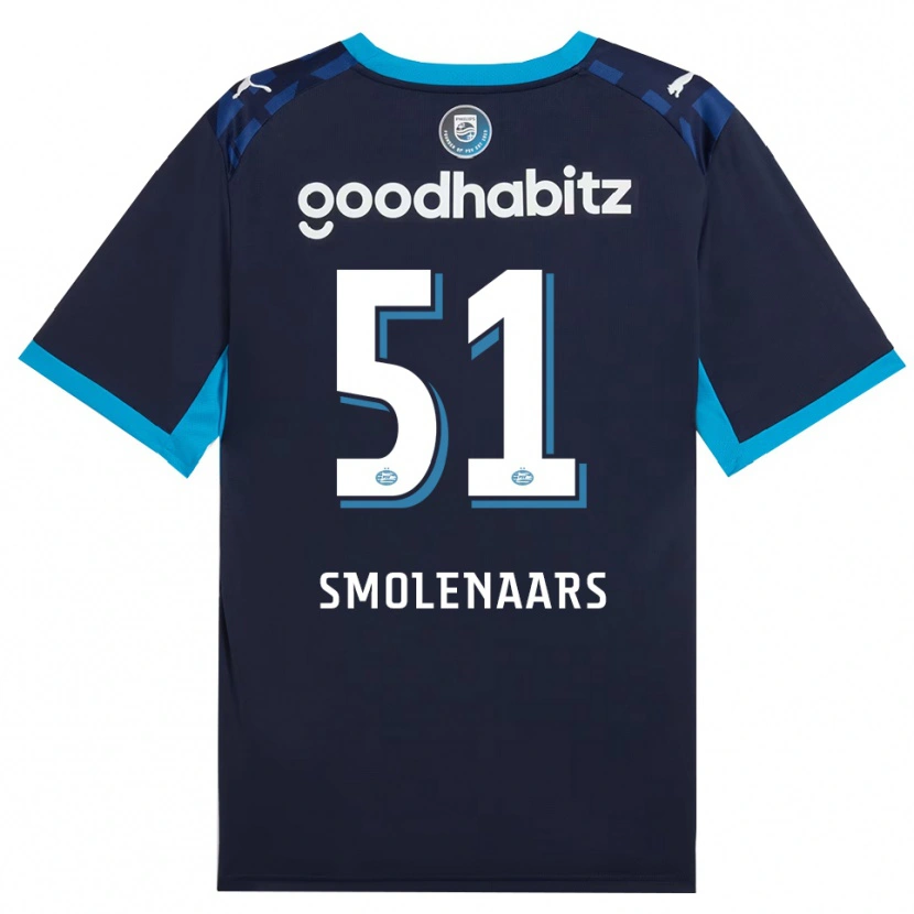 Danxen Herren Tijn Smolenaars #51 Himmelblau Königlichblau Ausweichtrikot Trikot 2026/27 T-Shirt Schweiz