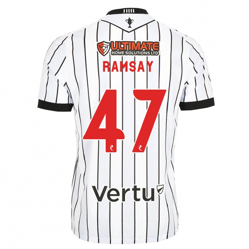 Danxen Herren Calvin Ramsay #47 Weiß Schwarz Rot Heimtrikot Trikot 2026/27 T-Shirt Schweiz
