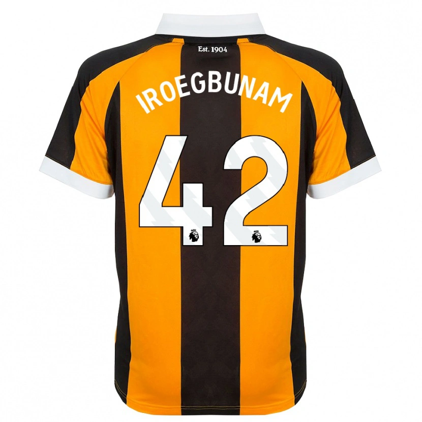 Danxen Herren Tim Iroegbunam #42 Orange Schwarz Weiß Heimtrikot Trikot 2026/27 T-Shirt Schweiz