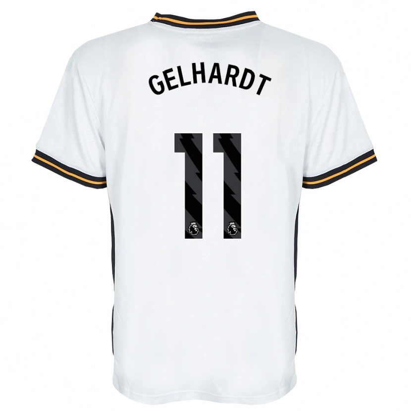Danxen Herren Joe Gelhardt #11 Weiß Orange Schwarz Auswärtstrikot Trikot 2026/27 T-Shirt Schweiz