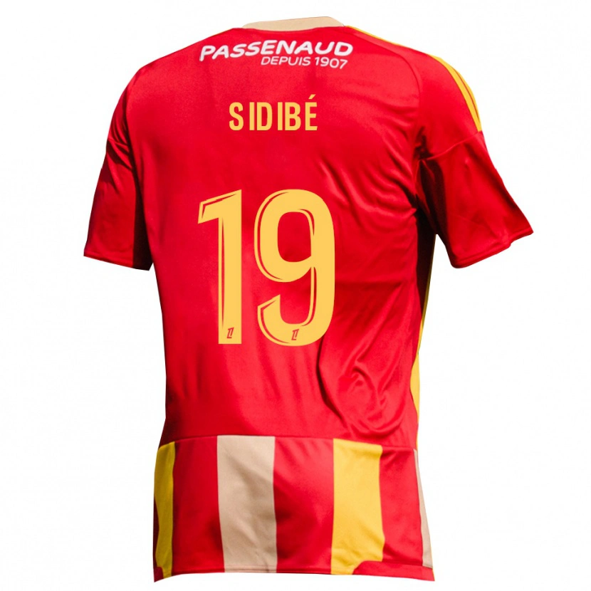 Danxen Herren Djibril Sidibé #19 Rot Gelb Grün Heimtrikot Trikot 2026/27 T-Shirt Schweiz