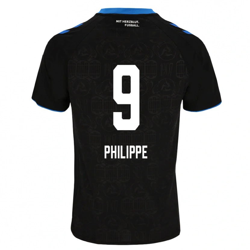 Danxen Herren Rayan Philippe #9 Schwarz Weiß Rot Heimtrikot Trikot 2026/27 T-Shirt Schweiz