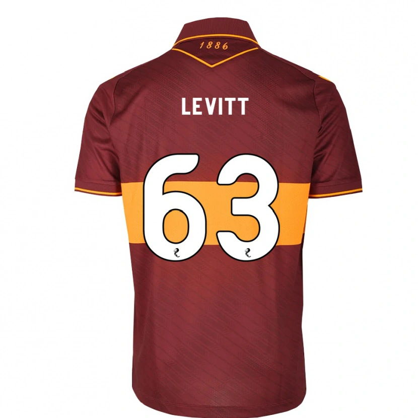 Danxen Herren Dylan Levitt #63 Orange Maroon Auswärtstrikot Trikot 2026/27 T-Shirt Schweiz
