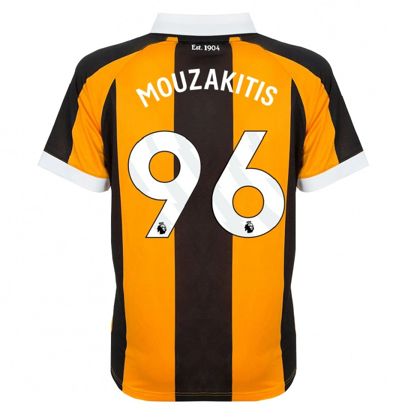 Danxen Herren Christos Mouzakitis #96 Orange Schwarz Weiß Heimtrikot Trikot 2026/27 T-Shirt Schweiz