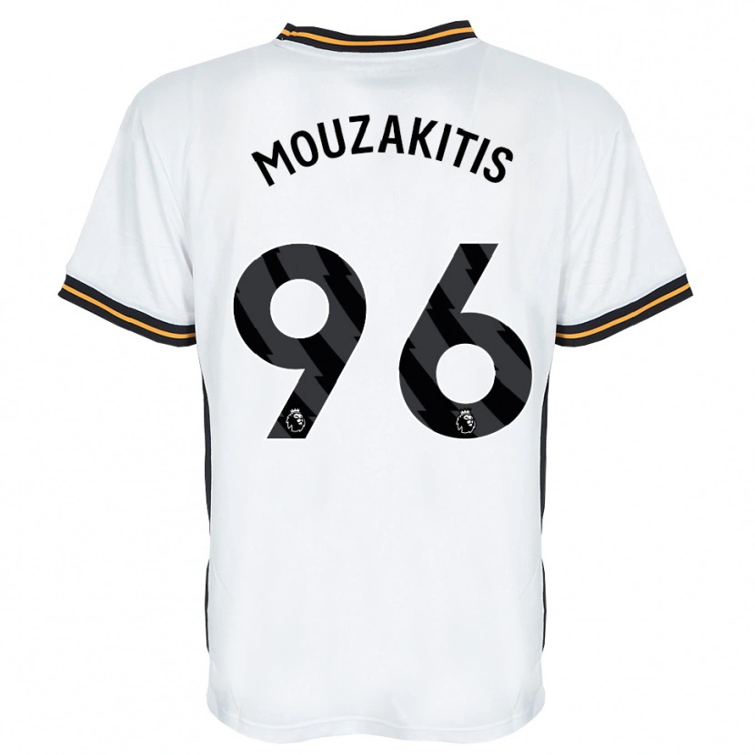 Danxen Herren Christos Mouzakitis #96 Weiß Orange Schwarz Auswärtstrikot Trikot 2026/27 T-Shirt Schweiz