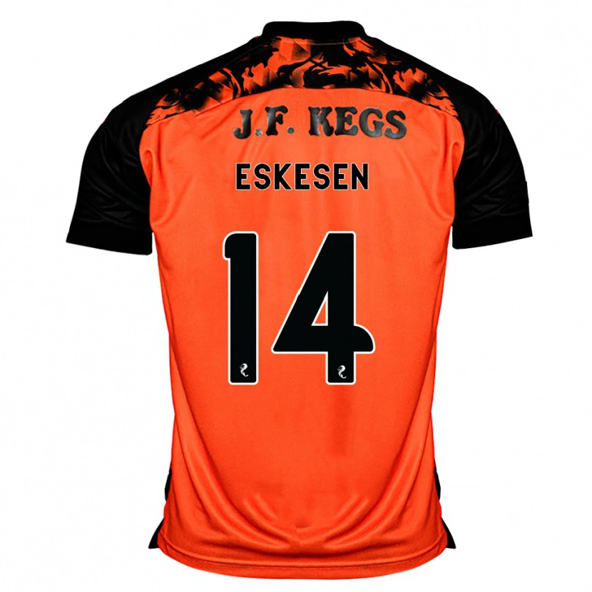 Danxen Damen Julius Eskesen #14 Orange Schwarz Weiß Heimtrikot Trikot 2026/27 T-Shirt Schweiz