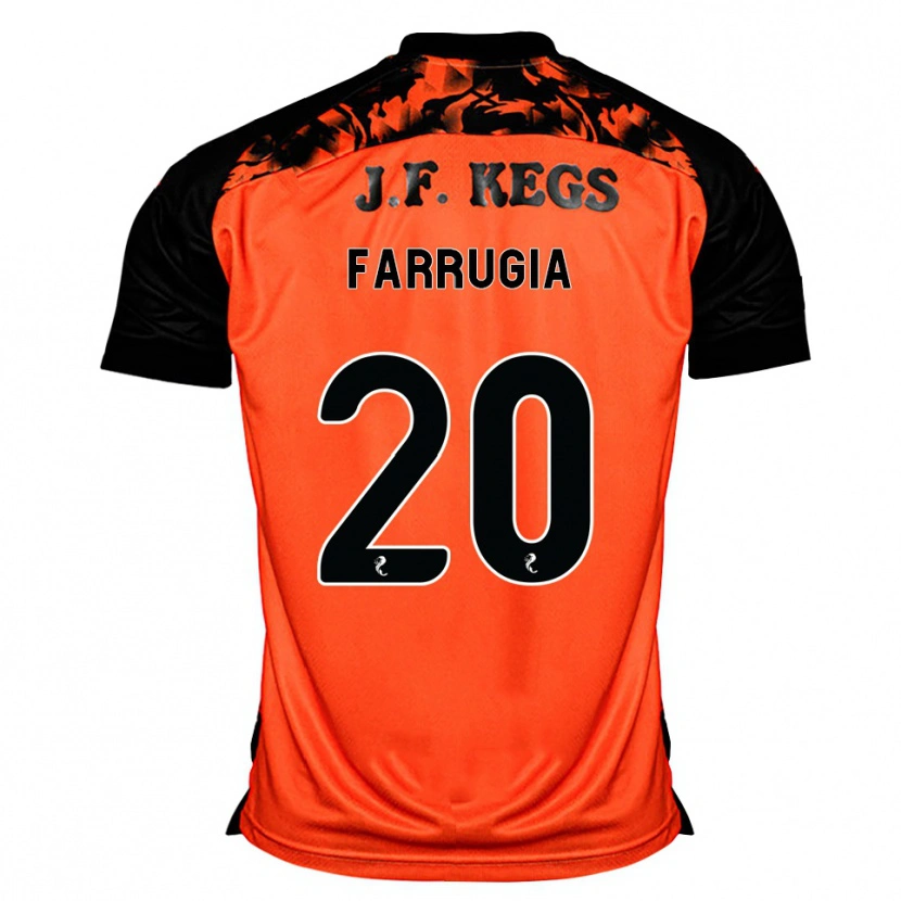 Danxen Damen Neil Farrugia #20 Orange Schwarz Weiß Heimtrikot Trikot 2026/27 T-Shirt Schweiz