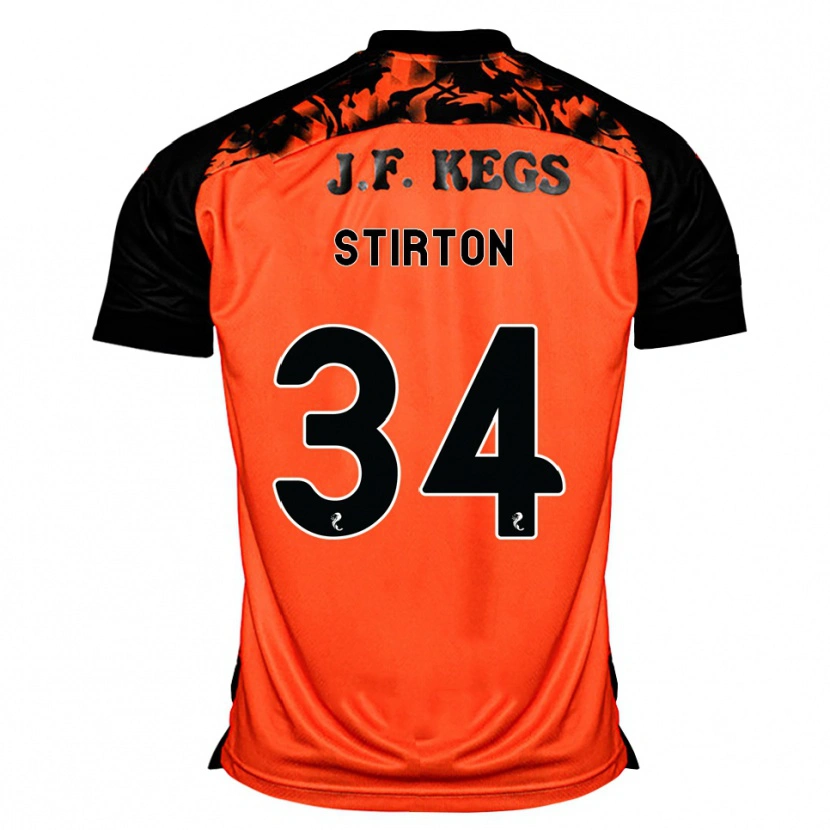 Danxen Damen Owen Stirton #34 Orange Schwarz Weiß Heimtrikot Trikot 2026/27 T-Shirt Schweiz