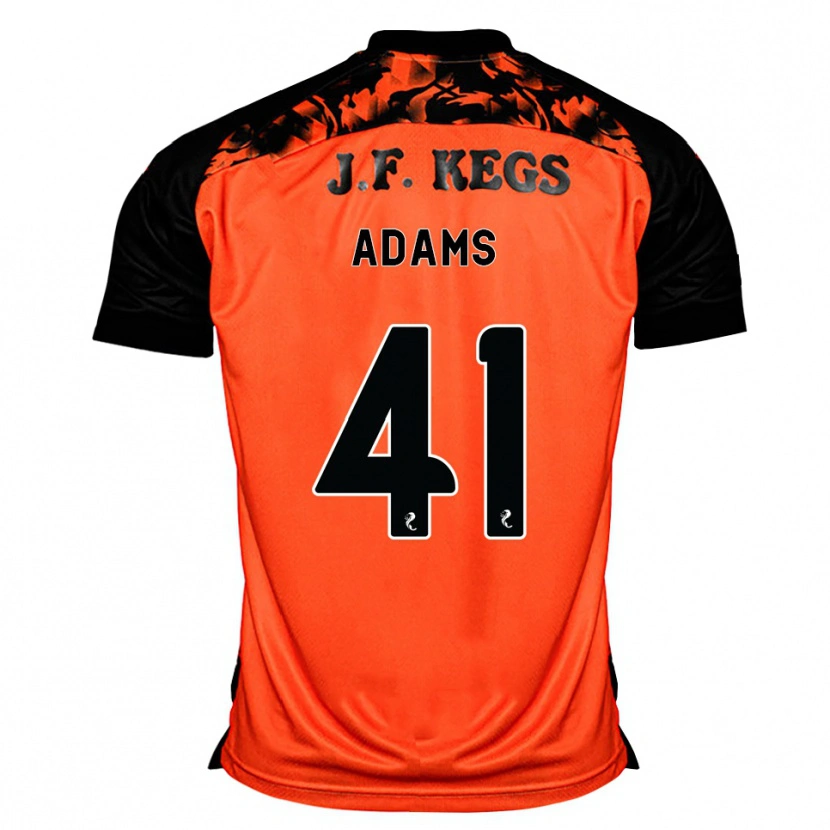 Danxen Damen Ruairidh Adams #41 Orange Schwarz Weiß Heimtrikot Trikot 2026/27 T-Shirt Schweiz