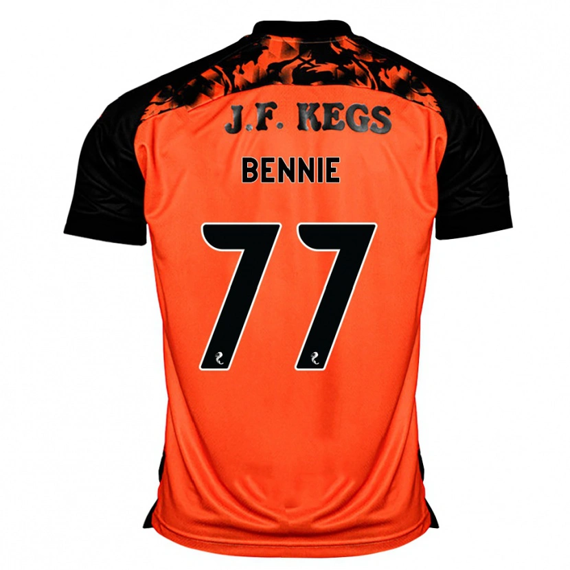 Danxen Damen Daniel Bennie #77 Orange Schwarz Weiß Heimtrikot Trikot 2026/27 T-Shirt Schweiz
