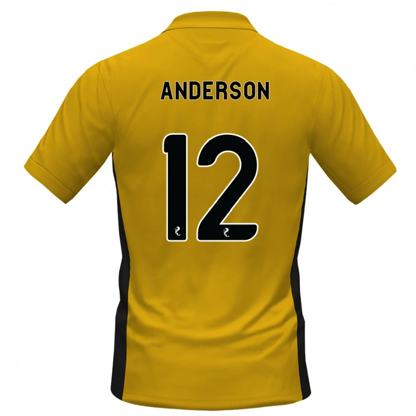 Danxen Damen Rhys Anderson #12 Orange Schwarz Heimtrikot Trikot 2026/27 T-Shirt Schweiz