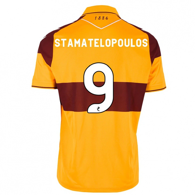 Danxen Damen Apostolos Stamatelopoulos #9 Maroon Orange Heimtrikot Trikot 2026/27 T-Shirt Schweiz