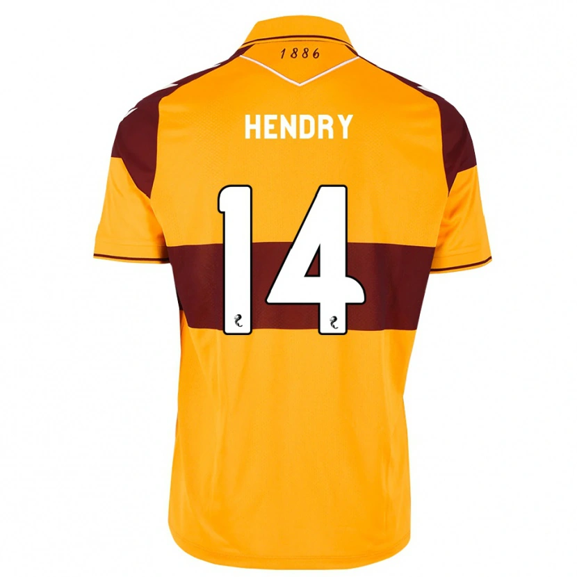 Danxen Damen Callum Hendry #14 Maroon Orange Heimtrikot Trikot 2026/27 T-Shirt Schweiz