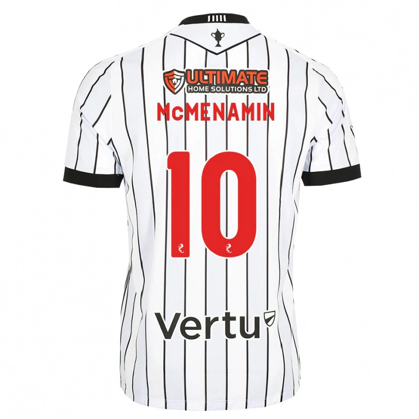 Danxen Damen Conor Mcmenamin #10 Weiß Schwarz Rot Heimtrikot Trikot 2026/27 T-Shirt Schweiz
