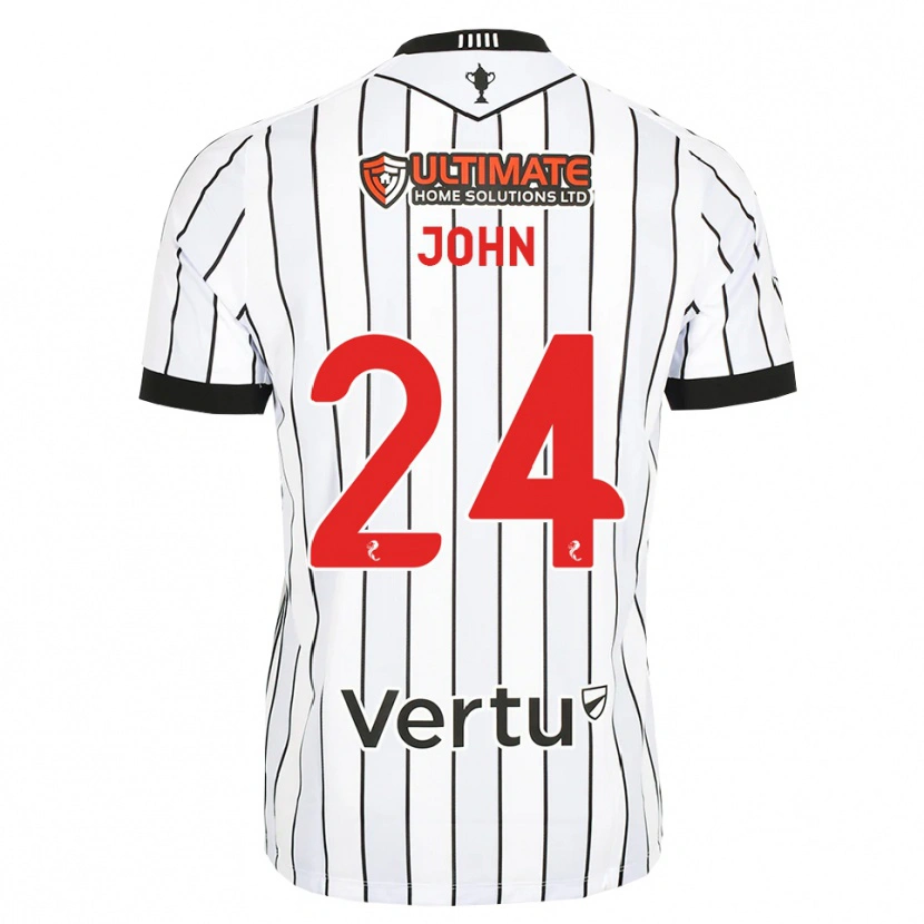 Danxen Damen Declan John #24 Weiß Schwarz Rot Heimtrikot Trikot 2026/27 T-Shirt Schweiz