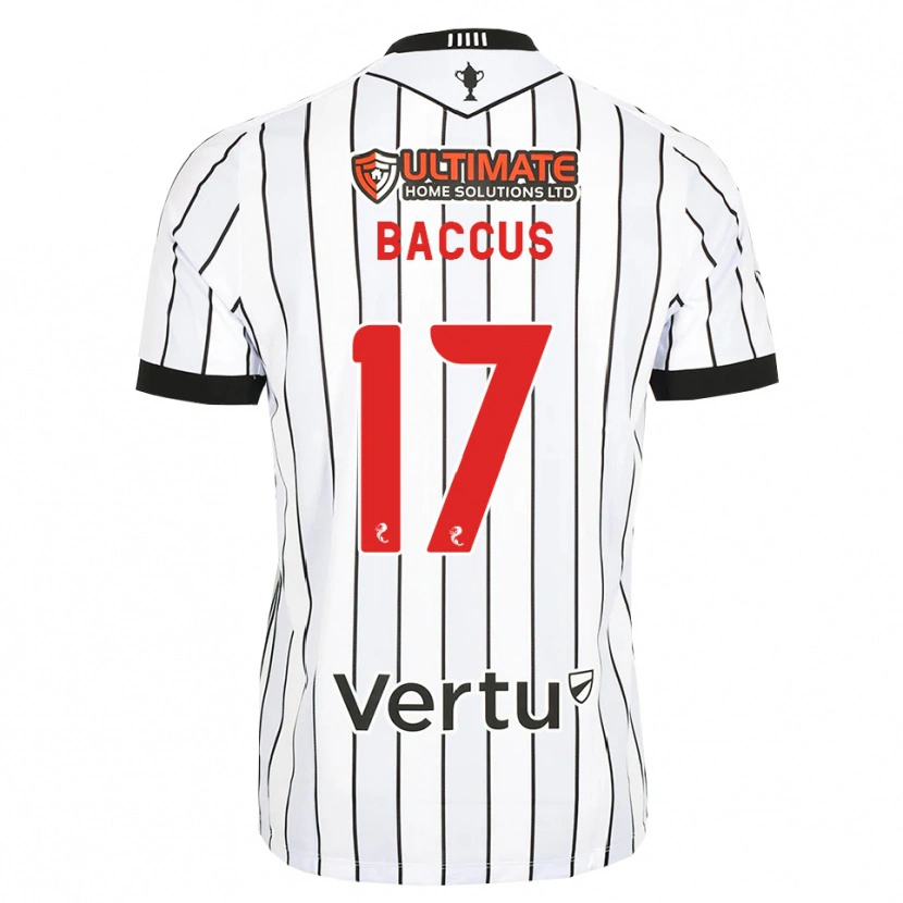 Danxen Damen Keanu Baccus #17 Weiß Schwarz Rot Heimtrikot Trikot 2026/27 T-Shirt Schweiz