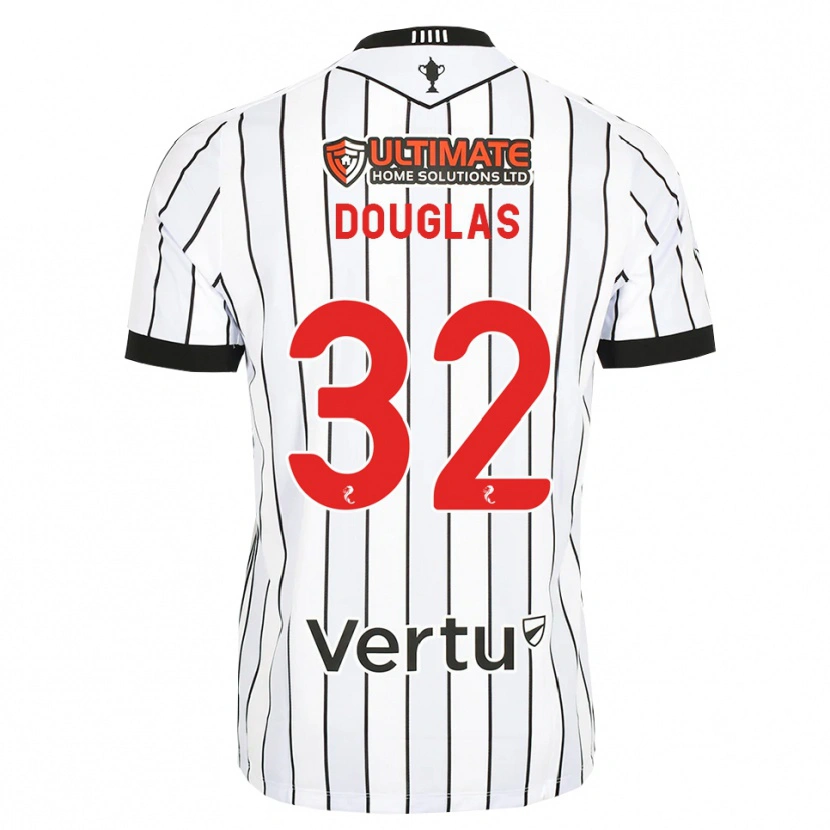 Danxen Damen Luke Douglas #32 Weiß Schwarz Rot Heimtrikot Trikot 2026/27 T-Shirt Schweiz